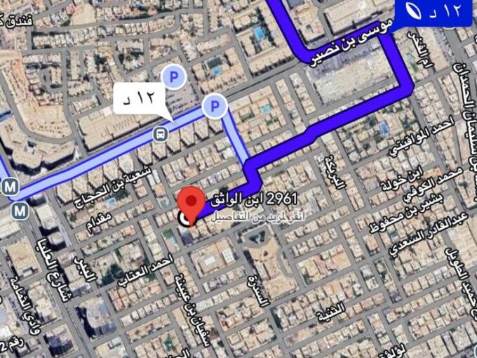 أرض سكنية مميزة للبيع في حي العليا – مدينة الرياض