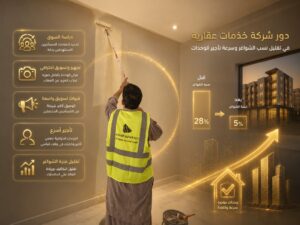 تقليل الشواغر مع شركة خدمات عقارية وسرعة تأجير الوحدات السكنية والتجارية