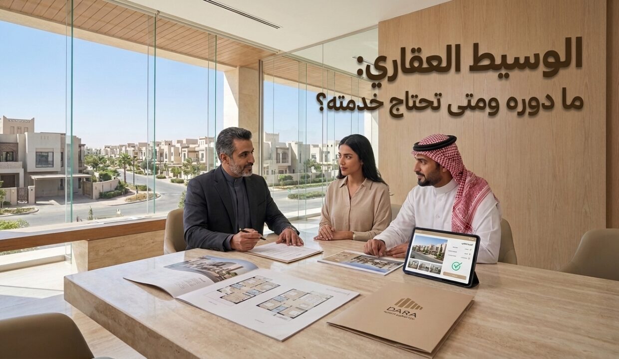 الوسيط العقاري: ما دوره ومتى تحتاج خدماته؟ الوسيط العقاري