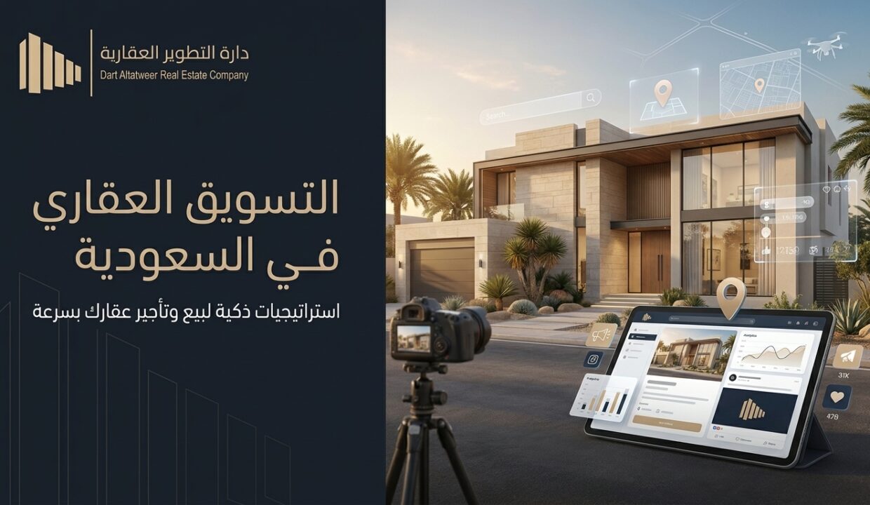 التسويق العقاري في السعودية: الاستراتيجيات الأساسية لبيع أو تأجير عقارك بسرعة التسويق العقاري