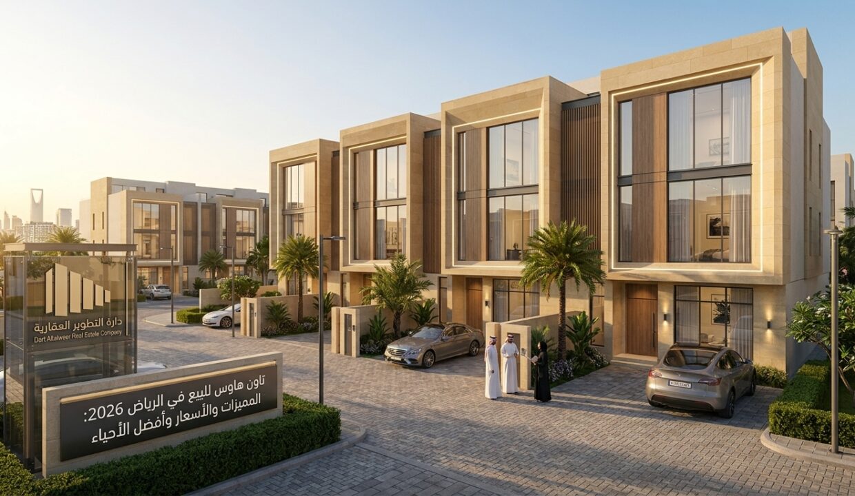تاون هاوس للبيع في الرياض 2026: المميزات والأسعار وأفضل الأحياء تاون هاوس للبيع في الرياض